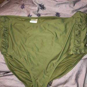 Olive green bikini bottoms